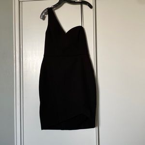 BCBG Max Azria one shoulder cocktail dress NWT